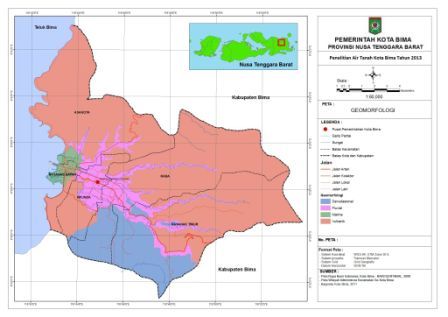 peta geomorfologi