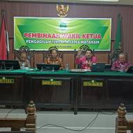 Pembinaan Wakil Ketua Pengadilan Tinggi Agama Mataram