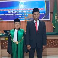Ketua Pengadilan Agama Bima Lantik Panitera Pengganti Baru