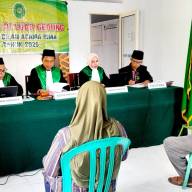 Tiga Belas Perkara Telah Diselesaikan Pada Sidang Luar Gedung  Di Kecamatan Bolo Kabupaten Bima